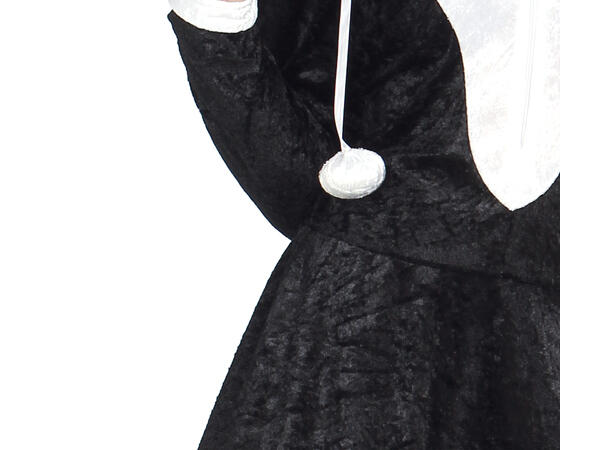 Pandakostyme - Sort/Hvit 1 Damekostyme - str 36-38 (S) 