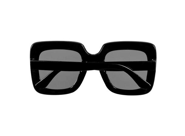 Partybriller - Bling - Sort m/Stener 1 Par briller i plast 