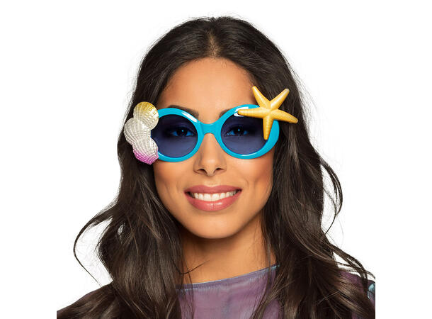 Partybriller - Sealife - Blå 1 Par briller i plast 