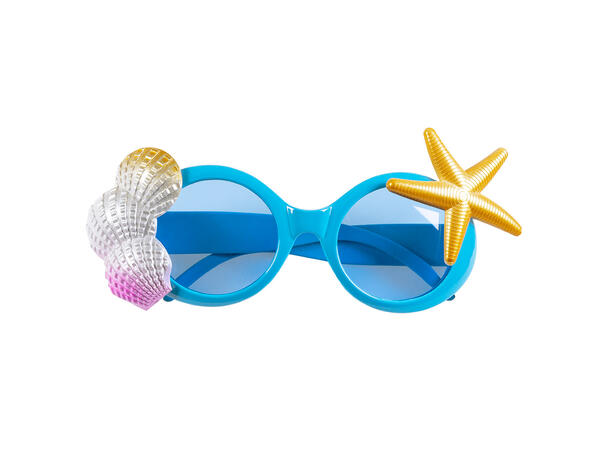 Partybriller - Sealife - Blå 1 Par briller i plast 