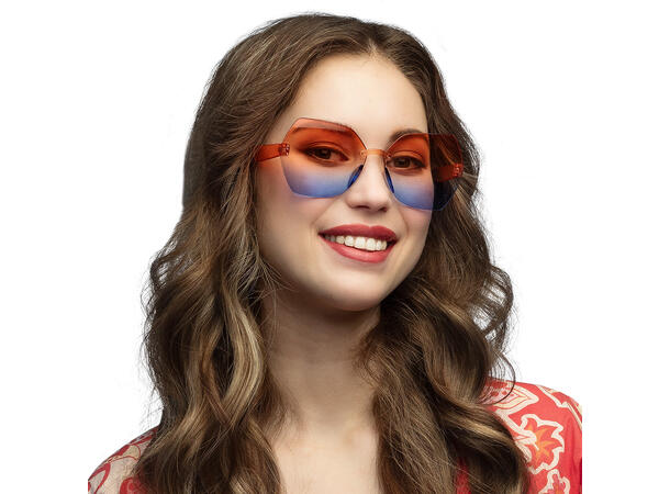 Partybriller - Woodstock 1 Par briller i plast 