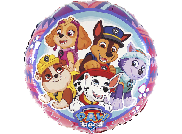 Paw Patrol - Adventure - Rund 1 Folieballong rund - 46cm (18") 