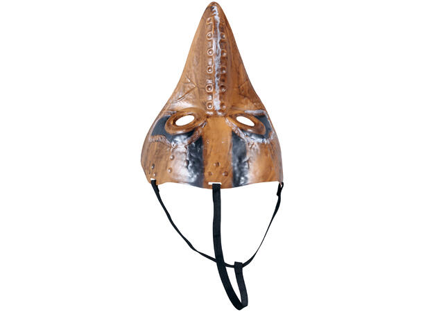 Pestmaske - sølv 1 Maske i PVC 