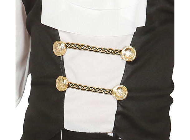 Piratkostyme - Stripete 1 Barnekostyme til gutt - Str 10-12 År 