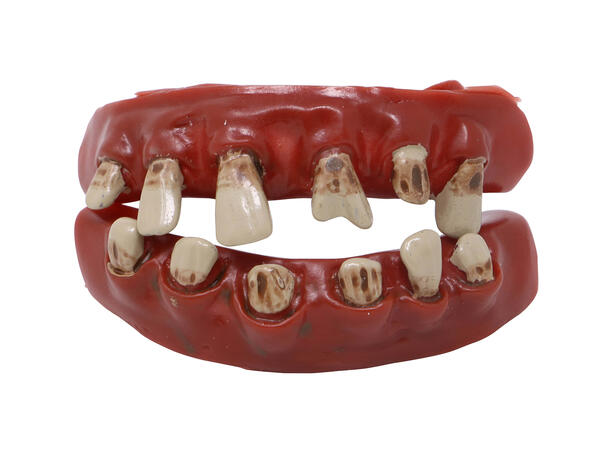 Pirattenner - helt sett 1 sett med tenner i latex 