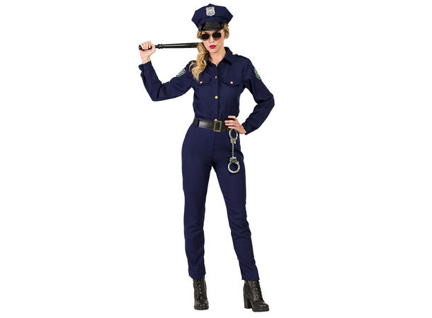 Politikostyme - Nancy - mørk blå 1 Damekostyme - Str XL 