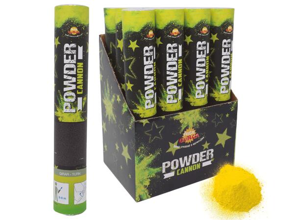 Powder canon (30gr) - Neon Gul - UV 1 Pulverkanon (maisstivelse) - 30cm 