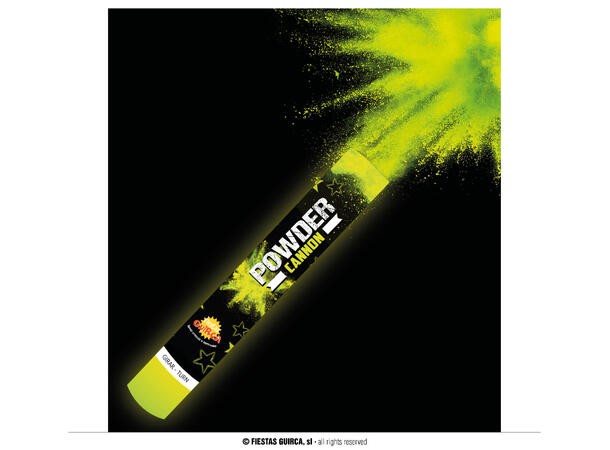 Powder canon (30gr) - Neon Gul - UV 1 Pulverkanon (maisstivelse) - 30cm 