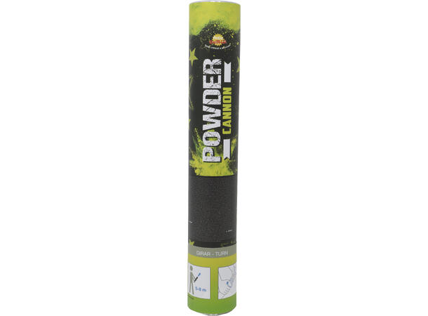 Powder canon (30gr) - Neon Gul - UV 1 Pulverkanon (maisstivelse) - 30cm 