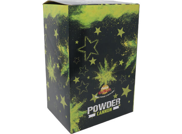 Powder canon (30gr) - Neon Gul - UV 1 Pulverkanon (maisstivelse) - 30cm 