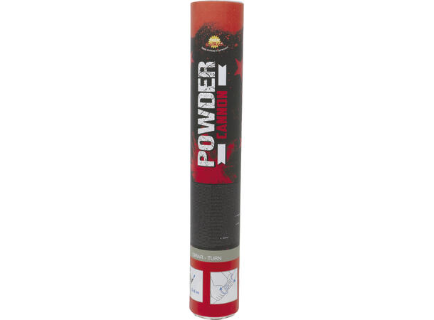 Powder canon (30gr) - Rød 1 Pulverkanon (maisstivelse) - 30cm 