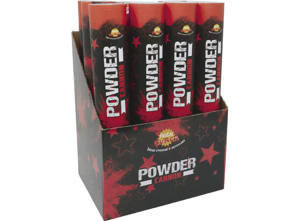 Powder canon (30gr) - Rød 1 Pulverkanon (maisstivelse) - 30cm 