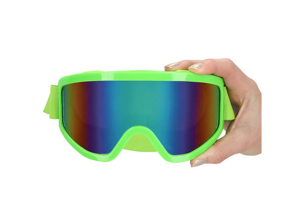 Skibriller - Neon Grønn - UV 1 Par skibriller i plast 