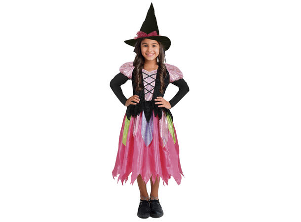 Skinnende heks - Jente 1 Kostyme til barn - 7-9 år (133 cm) 