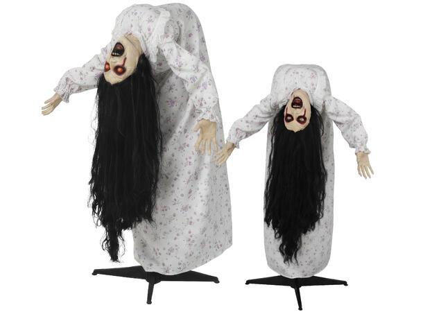 Skrekkfigur - Besatt kvinne 1 Figur m/lyd/lys/begegelse - 135cm 