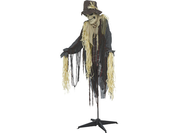 Skrekkfigur - Figleskremsel - skjelett 1 Figur m/lyd/lys/begegelse - 175cm 