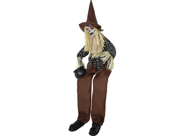 Skrekkfigur - Fugleskremsel - Skelett 1 Figur m/lyd/lys/begegelse - 170cm 