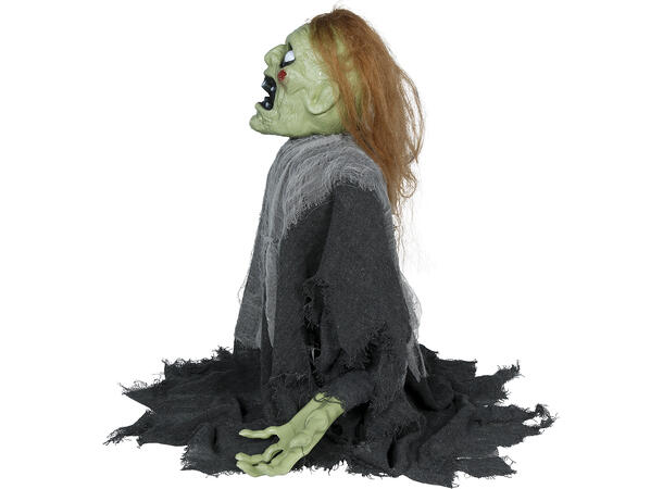 Skrekkfigur - Grønn Zombie 1 Figur m/lyd/lys/begegelse - 64cm 