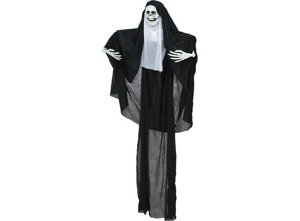 Skrekkfigur - Hengende nonneskjelett 1 Figur m/lys - 115cm 