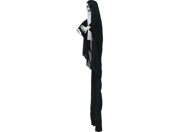 Skrekkfigur - Hengende nonneskjelett 1 Figur m/lys - 115cm 