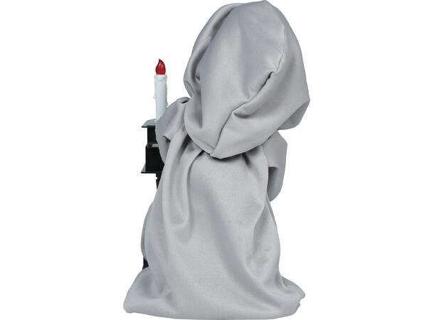 Skrekkfigur - Skjelett med piano 1 Figur m/lyd/lys/begegelse - 32x15cm 