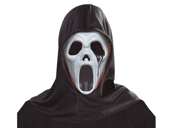 Skrikmaske - Blodig - til voksen 1 Maske i PVC 