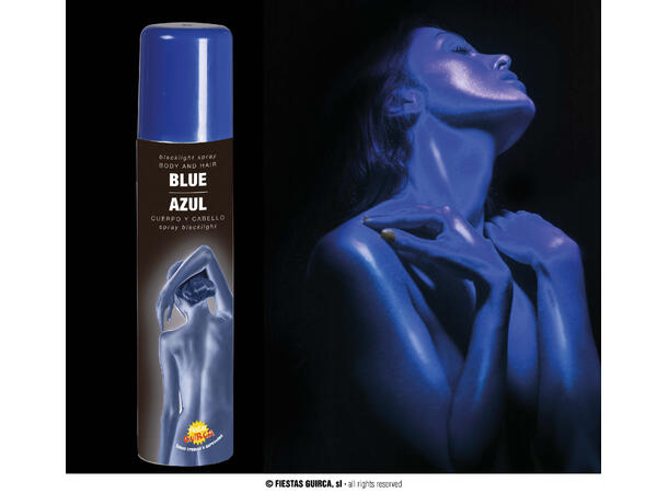 Sminkespray - Blå 1 Sprayflaske - 75ml 