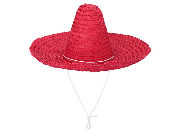 Sombrero - Strå - 5 Farger assortert 1 Hatt - Onesize - 49cm 