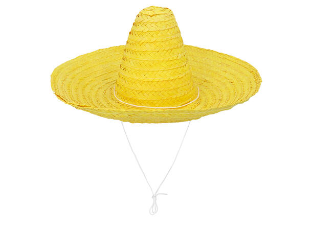 Sombrero - Strå - 5 Farger assortert 1 Hatt - Onesize - 49cm 