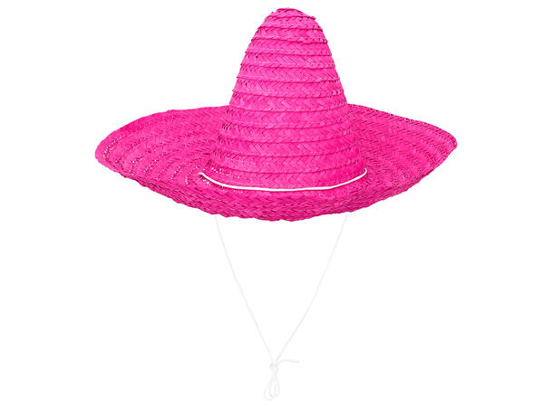 Sombrero - Strå - 5 Farger assortert 1 Hatt - Onesize - 49cm 