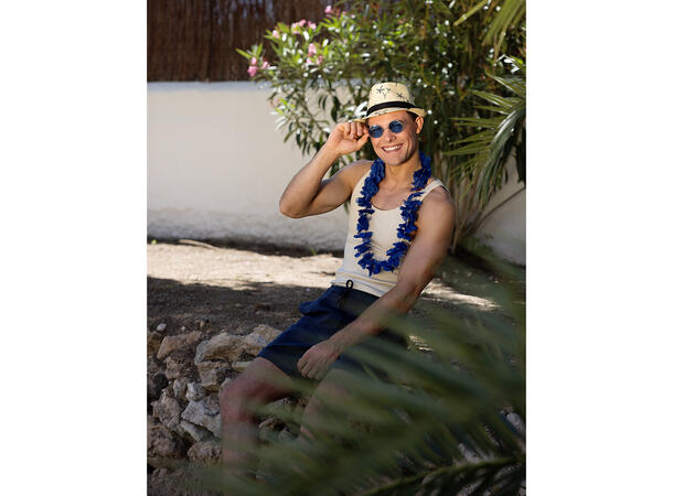 Sommerhatt med palmer 1 Hatt - Onesize 