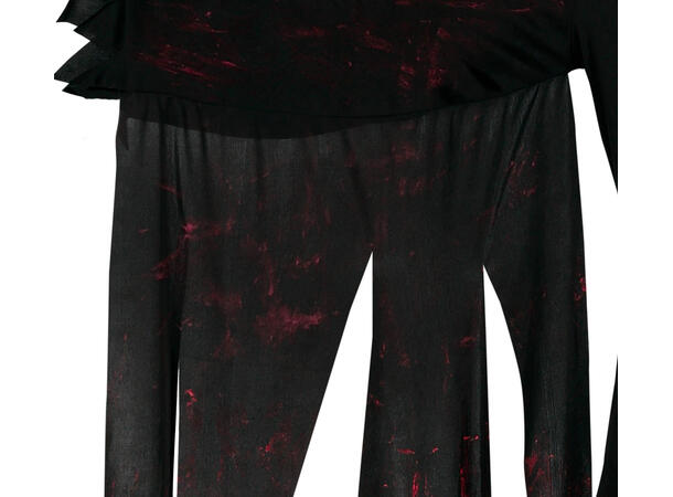 Sort spøkelsesklovn - Mann 1 Kostyme til herre - 48-50 (M) 