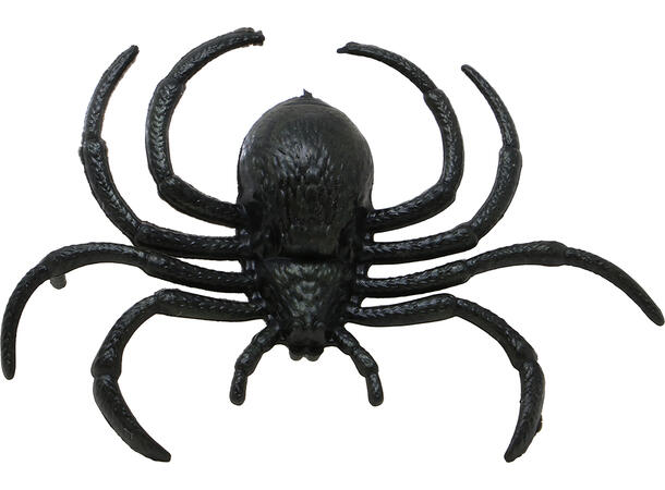 Sorte eddekopper Pose med 12 eddekorpper i PVC - 7cm 