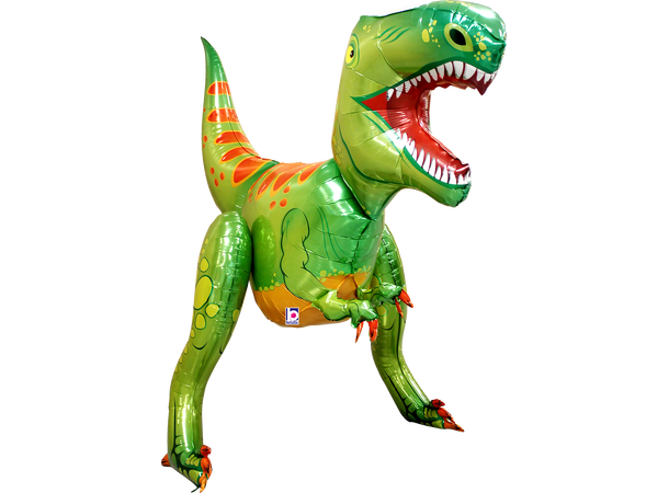 Superstor grønn  dinosaur - 3D 1 Folieballong med form - (172x163x86cm) 
