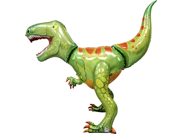 Superstor grønn  dinosaur - 3D 1 Folieballong med form - (172x163x86cm) 