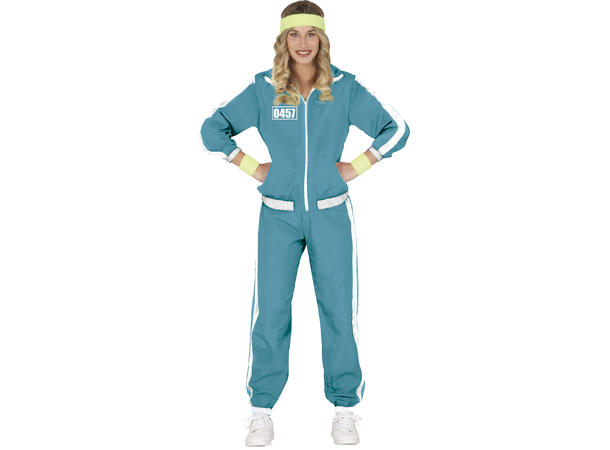 THE GAMER - Grønn treningsdress - Dame 1 Kostyme til dame - 38-40 (M) 