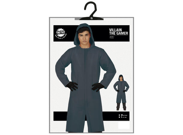 THE GAMER - Sort - Mann 1 Kostyme til herre - 48-50 (M) 