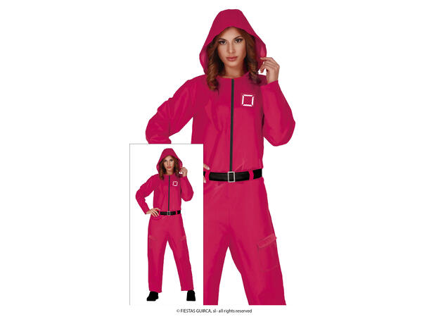 THE GAMER - rød - Dame 1 Kostyme til dame - 36-38 (S) 