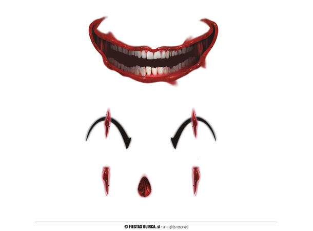 Tattovering - Dangerous Girl 1 Ark med tattoveringer - 30x14cm 