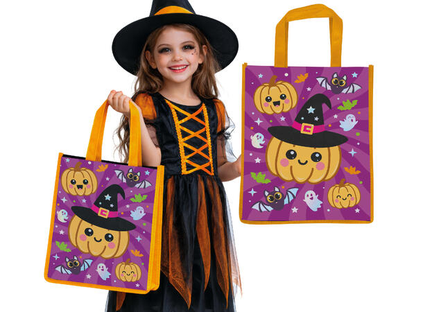 Trick or Treat - Godteveske gresskar 1 Pose i PVC - 40x30m 