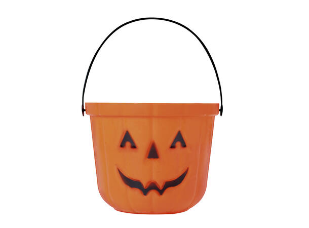 Trick or Treat - Gresskarbøtte - oransje 1 Plastbøtte i PVC - 20cm 
