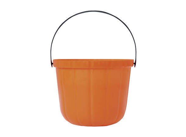 Trick or Treat - Gresskarbøtte - oransje 1 Plastbøtte i PVC - 20cm 