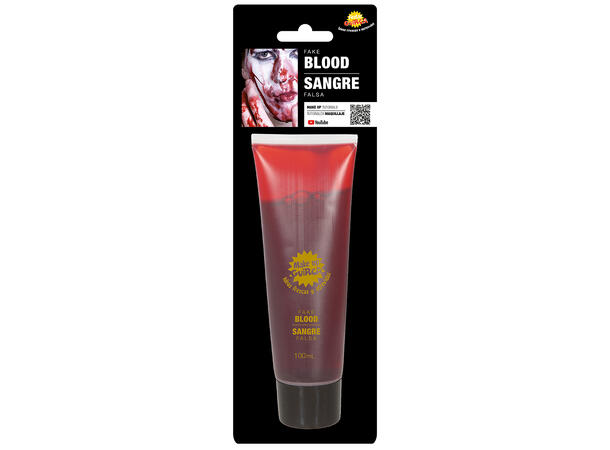 Tube med falskt blod 1 Tube blod - 100ml 