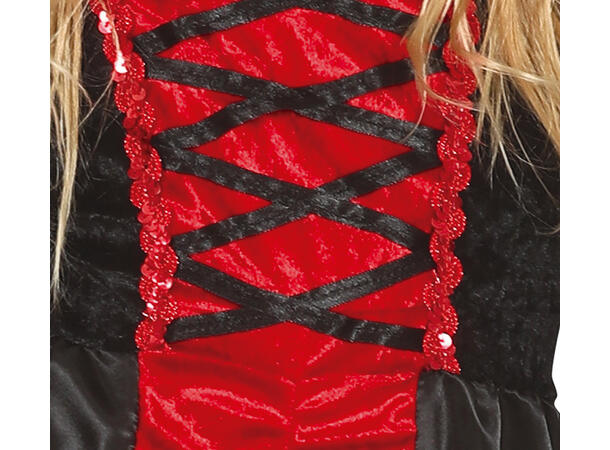 Vampyrjente 1 Kostyme til barn - 5-6 år (119 cm) 