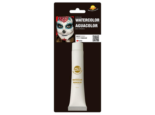 Vannbasert sminkekrem - Hvit 1 Tube sminke - 20ml 