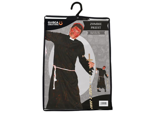Zombie prest - Sort 1 Herrekostyme - str 52-54 (L) 