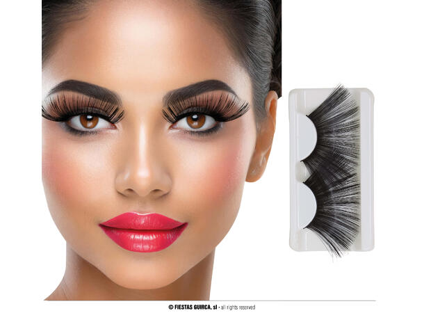 Øyevipper - Store sorte 1 par øyevipper 