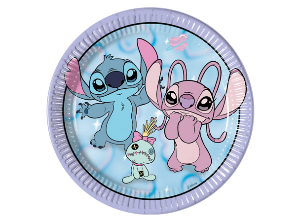 Angel Cute 8 FSC Plastfrie Tallerkener i papir 23cm 