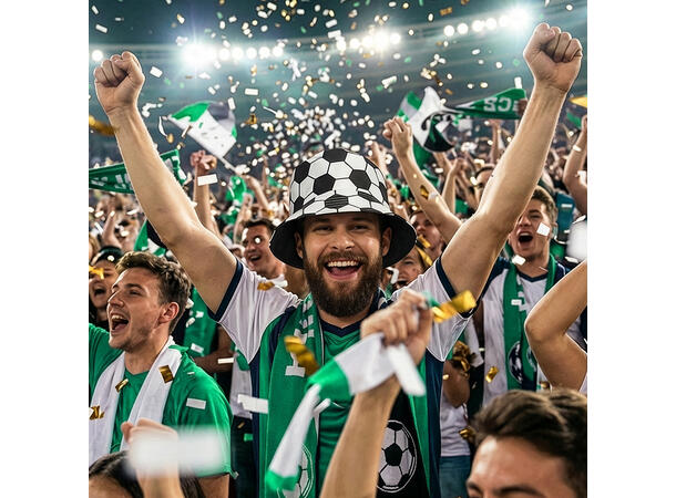 Bøttehatt - Fotball 1 hatt - onesize 