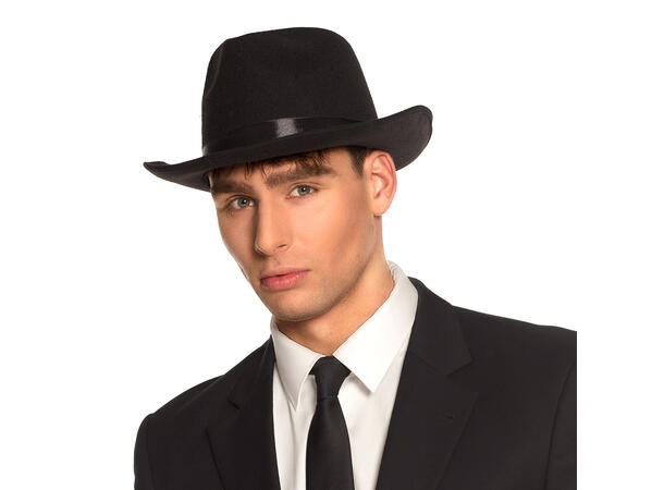 Herrehatt - Sort - De-luxe 1 hatt - onesize